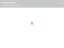 Tablet Screenshot of derrickdigger.com